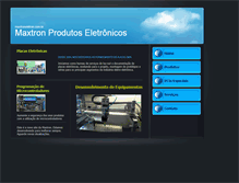 Tablet Screenshot of maxtroneletron.com.br